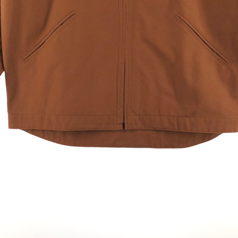 【中古品】【メンズ】 HOUSTON 51402 DUCK ZIP WORK JACKET ヒューストン 147-260701-sm-07-otoh サイズ：XL カラー：ブラウン 万代Net店