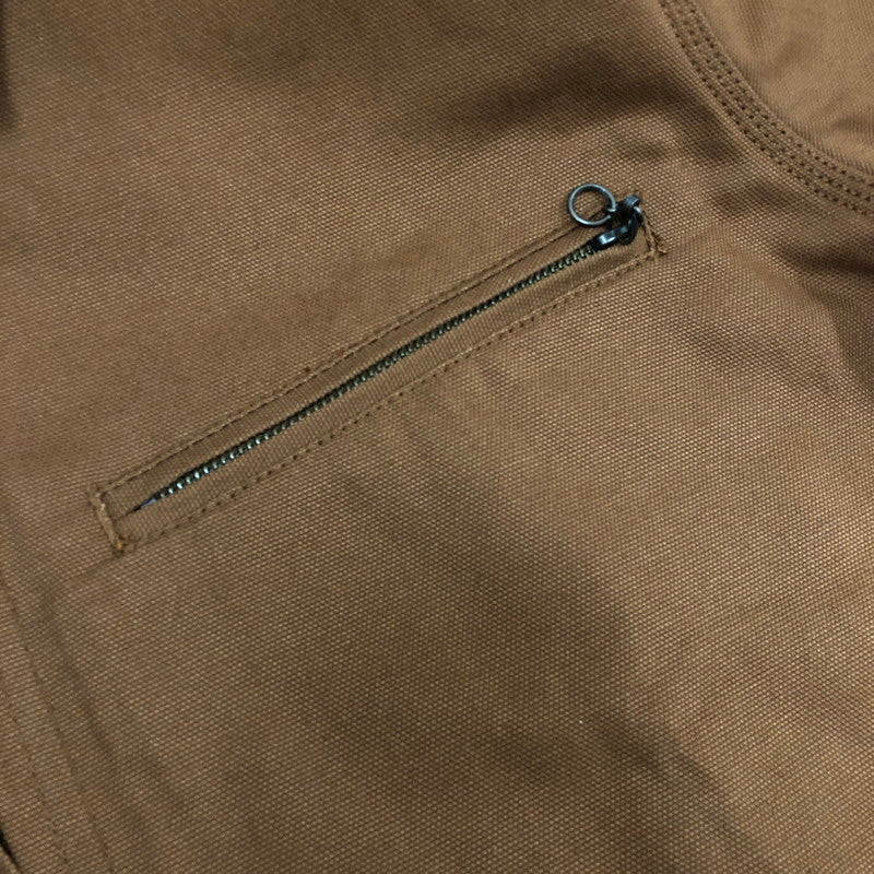 【中古品】【メンズ】 HOUSTON 51402 DUCK ZIP WORK JACKET ヒューストン 147-260701-sm-07-otoh サイズ：XL カラー：ブラウン 万代Net店