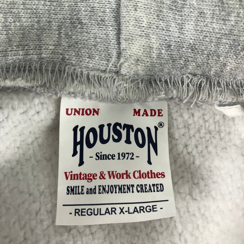 【中古品】【メンズ】 HOUSTON 22178 ヒューストン U.S.コットン リバースタイプ フーディー パーカー 147-260701-sm-04-otoh サイズ：XL カラー：ヘザーグレー 万代Net店