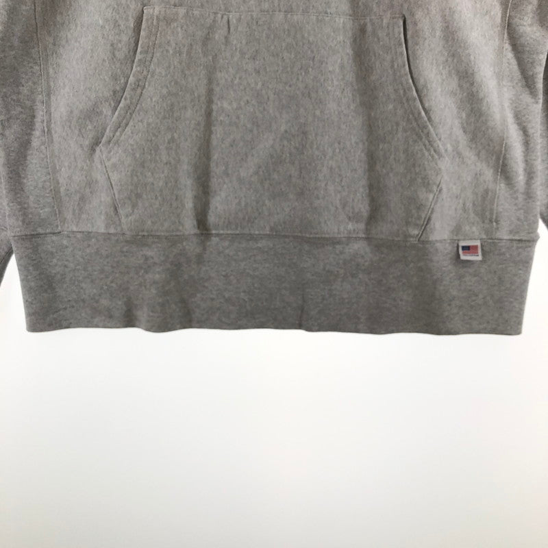 【中古品】【メンズ】 HOUSTON 22178 ヒューストン U.S.コットン リバースタイプ フーディー パーカー 147-260701-sm-04-otoh サイズ：XL カラー：ヘザーグレー 万代Net店