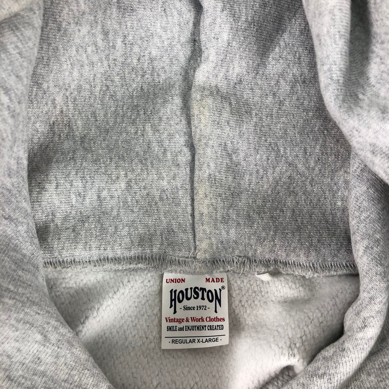 【中古品】【メンズ】 HOUSTON 22178 ヒューストン U.S.コットン リバースタイプ フーディー パーカー 147-260701-sm-04-otoh サイズ：XL カラー：ヘザーグレー 万代Net店