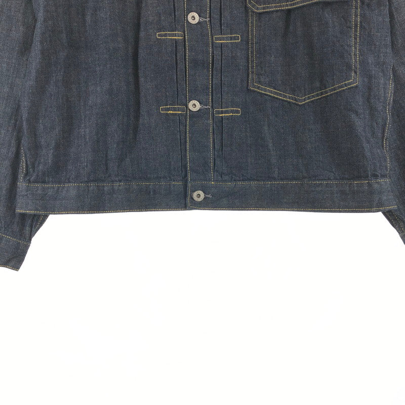 【中古品】【メンズ】 HOUSTON ヒューストン 51498 US COTTON DENIM SHIRT JACKET 147-260822-sm-07-otoh カラー：インディゴ ワンウォッシュ 万代Net店