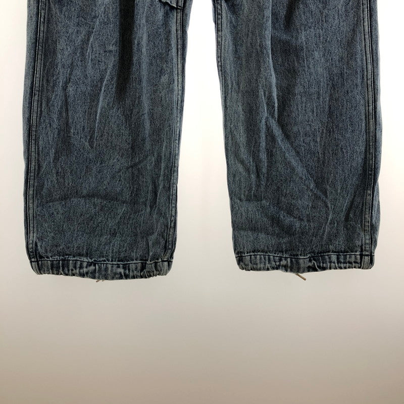 【中古品】【メンズ】 HOUSTON 10124 DENIM BDU PANTS ヒューストン ケミカルウォッシュ ヴィンテージウォッシュ デニムカーゴパンツ 158-260702-sm-05-otoh サイズ：XL カラー：ブリーチ 万代Net店