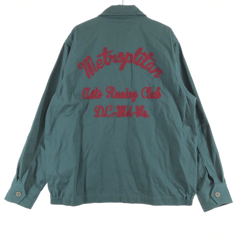 【中古品】【メンズ】 HOUSTON 51475 ”METROPOLITAN” EMB HARRINGTON JACKET ヒューストン 刺繍ハリントンジャケット 147-260701-sm-05-otoh サイズ：XL カラー：グリーン 万代Net店