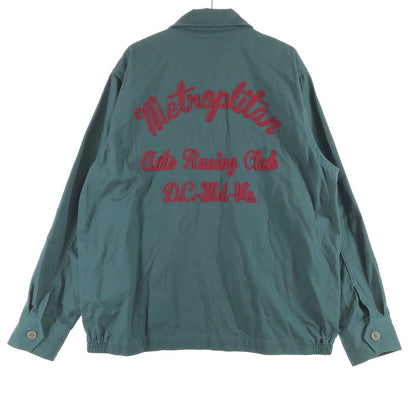 【中古品】【メンズ】 HOUSTON 51475 ”METROPOLITAN” EMB HARRINGTON JACKET ヒューストン 刺繍ハリントンジャケット 147-260701-sm-05-otoh サイズ：XL カラー：グリーン 万代Net店