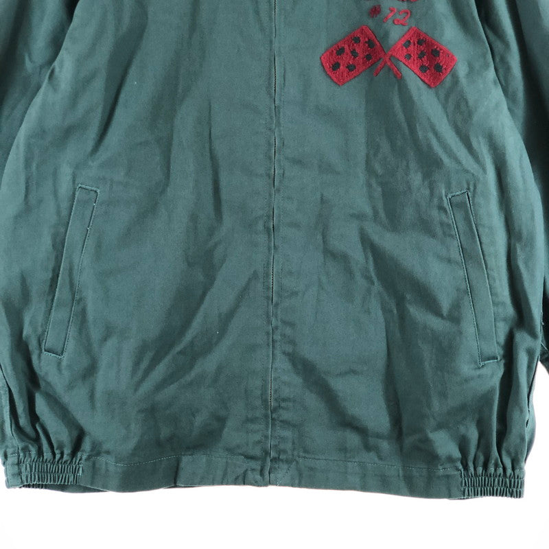 【中古品】【メンズ】 HOUSTON 51475 ”METROPOLITAN” EMB HARRINGTON JACKET ヒューストン 刺繍ハリントンジャケット 147-260701-sm-05-otoh サイズ：XL カラー：グリーン 万代Net店