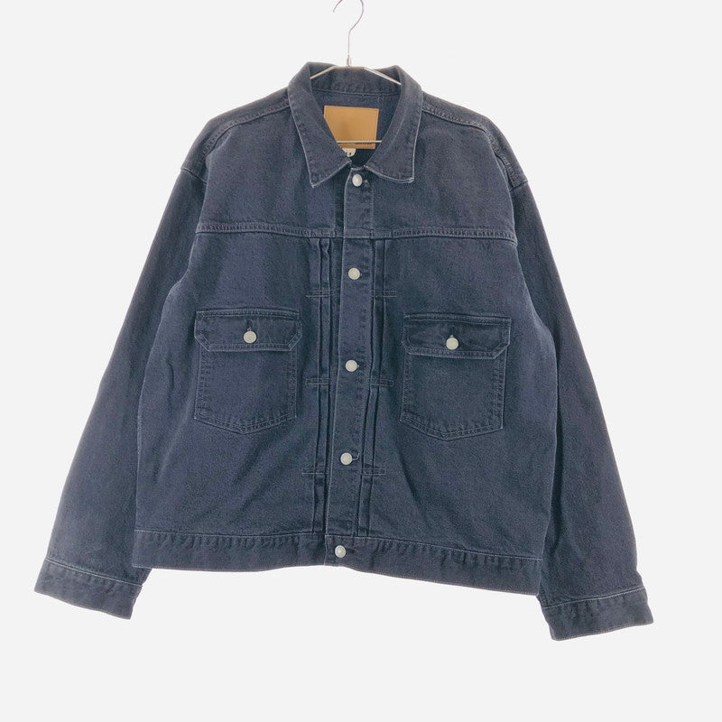 【中古品】【メンズ】 HOUSTON ヒューストン ブラックデニムジャケット 51490 CONE DENIM TYPE2 DENIM JACKET 147-260822-sm-09-otoh カラー：ブラック 万代Net店