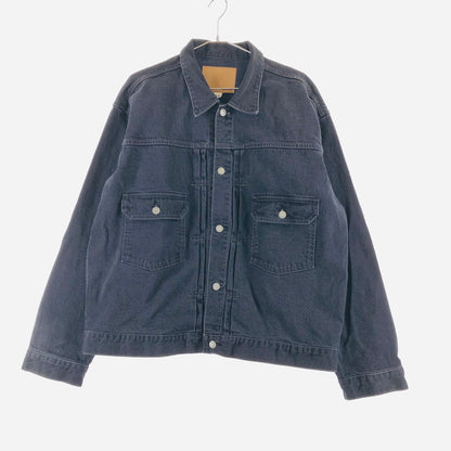 【中古品】【メンズ】 HOUSTON ヒューストン ブラックデニムジャケット 51490 CONE DENIM TYPE2 DENIM JACKET 147-260822-sm-09-otoh カラー：ブラック 万代Net店