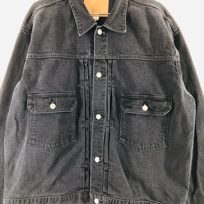 【中古品】【メンズ】 HOUSTON ヒューストン ブラックデニムジャケット 51490 CONE DENIM TYPE2 DENIM JACKET 147-260822-sm-09-otoh カラー：ブラック 万代Net店