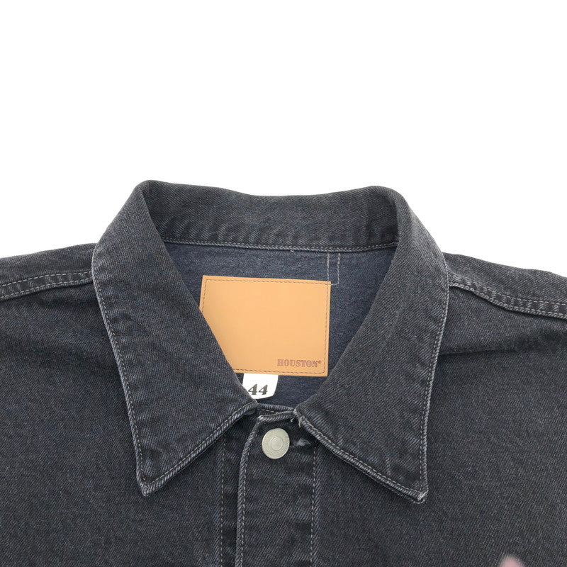 【中古品】【メンズ】 HOUSTON ヒューストン ブラックデニムジャケット 51490 CONE DENIM TYPE2 DENIM JACKET 147-260822-sm-09-otoh カラー：ブラック 万代Net店