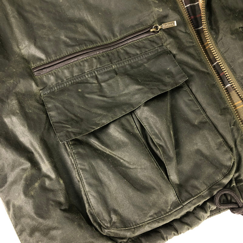 【中古品】【メンズ】 BARBOUR HERITAGE HIGHFIELD WAX JACKET バブアー ハイフィールド ワックスジャケット 147-260701-sm-03-otoh サイズ：L カラー：オリーブ 万代Net店