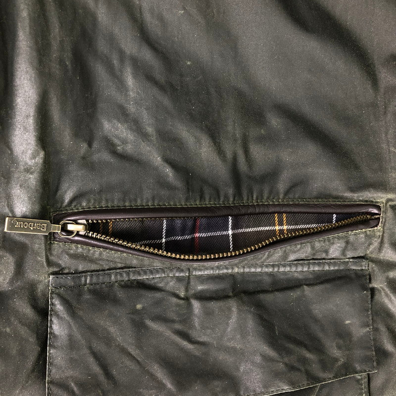 【中古品】【メンズ】 BARBOUR HERITAGE HIGHFIELD WAX JACKET バブアー ハイフィールド ワックスジャケット 147-260701-sm-03-otoh サイズ：L カラー：オリーブ 万代Net店