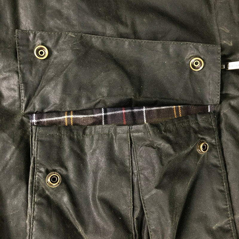 【中古品】【メンズ】 BARBOUR HERITAGE HIGHFIELD WAX JACKET バブアー ハイフィールド ワックスジャケット 147-260701-sm-03-otoh サイズ：L カラー：オリーブ 万代Net店