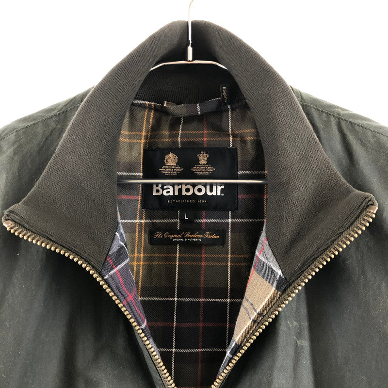 【中古品】【メンズ】 BARBOUR HERITAGE HIGHFIELD WAX JACKET バブアー ハイフィールド ワックスジャケット 147-260701-sm-03-otoh サイズ：L カラー：オリーブ 万代Net店