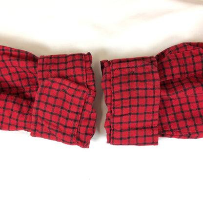 【中古品】【メンズ】 RALPHLAUREN ポロ ラルフローレン 長袖フランネルボタンダウンシャツ 長袖シャツ 147-260703-sm-05-otoh カラー：レッド ブラック 万代Net店