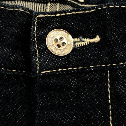 【中古品】【メンズ】 HOUSTON 10143 CONE DENIM M-35 TROUSER PANTS ヒューストン デニムトラウザーズ 158-260702-sm-06-otoh サイズ：XL カラー：インディゴ 万代Net店