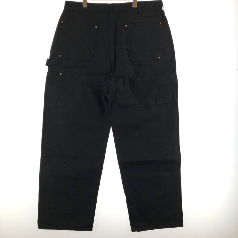 【中古品】【メンズ】 HOUSTON 10137 DUCK DOUBLE KNEE PAINTER PANTS ヒューストン ダック ダブルニー ペインターパンツ 158-260702-sm-03-otoh サイズ：XL カラー：ブラック 万代Net店