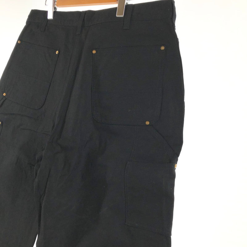 【中古品】【メンズ】 HOUSTON 10137 DUCK DOUBLE KNEE PAINTER PANTS ヒューストン ダック ダブルニー ペインターパンツ 158-260702-sm-03-otoh サイズ：XL カラー：ブラック 万代Net店