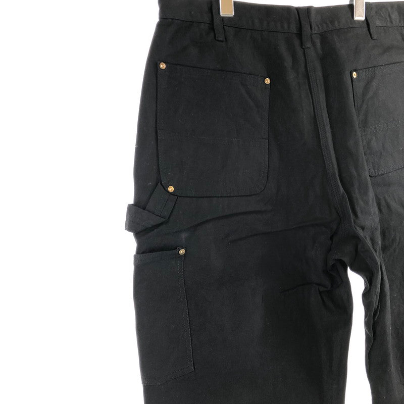 【中古品】【メンズ】 HOUSTON 10137 DUCK DOUBLE KNEE PAINTER PANTS ヒューストン ダック ダブルニー ペインターパンツ 158-260702-sm-03-otoh サイズ：XL カラー：ブラック 万代Net店