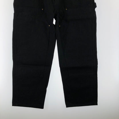 【中古品】【メンズ】 HOUSTON 10137 DUCK DOUBLE KNEE PAINTER PANTS ヒューストン ダック ダブルニー ペインターパンツ 158-260702-sm-03-otoh サイズ：XL カラー：ブラック 万代Net店