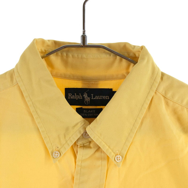 【中古品】【メンズ】 RALPHLAUREN ポロ ラルフローレン ボタンダウンシャツ 長袖シャツ 147-260703-sm-06-otoh カラー：イエロー 万代Net店