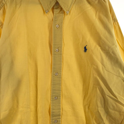 【中古品】【メンズ】 RALPHLAUREN ポロ ラルフローレン ボタンダウンシャツ 長袖シャツ 147-260703-sm-06-otoh カラー：イエロー 万代Net店