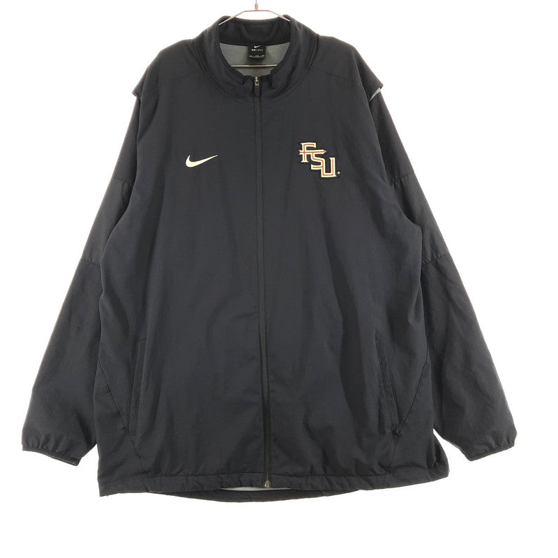 【中古品】【メンズ】 NIKE 814830-010 ナイキ ナイロンジャケット ブラック 160-260723-sm-08-otoh サイズ：XXL カラー：ブラック 万代Net店