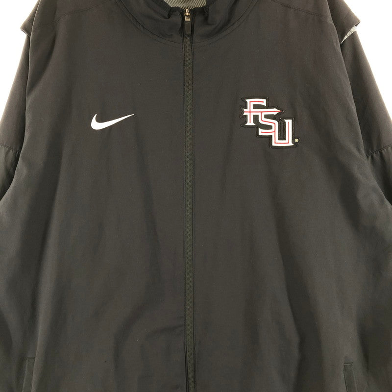 【中古品】【メンズ】 NIKE 814830-010 ナイキ ナイロンジャケット ブラック 160-260723-sm-08-otoh サイズ：XXL カラー：ブラック 万代Net店