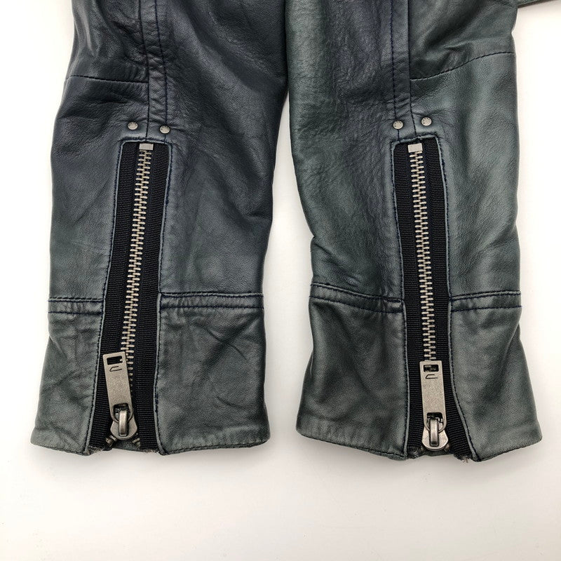 【中古品】【メンズ】 DIESEL ディーゼル ライダースジャケット 147-260723-sm-10-otoh サイズ：XL カラー：ダークネイビー 万代Net店