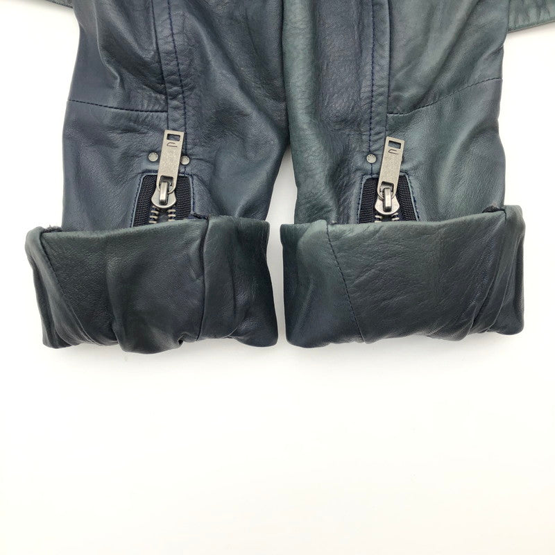 【中古品】【メンズ】 DIESEL ディーゼル ライダースジャケット 147-260723-sm-10-otoh サイズ：XL カラー：ダークネイビー 万代Net店