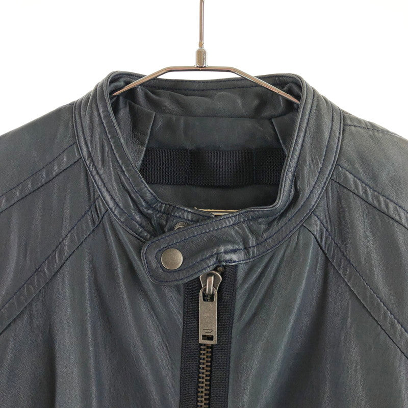 【中古品】【メンズ】 DIESEL ディーゼル ライダースジャケット 147-260723-sm-10-otoh サイズ：XL カラー：ダークネイビー 万代Net店