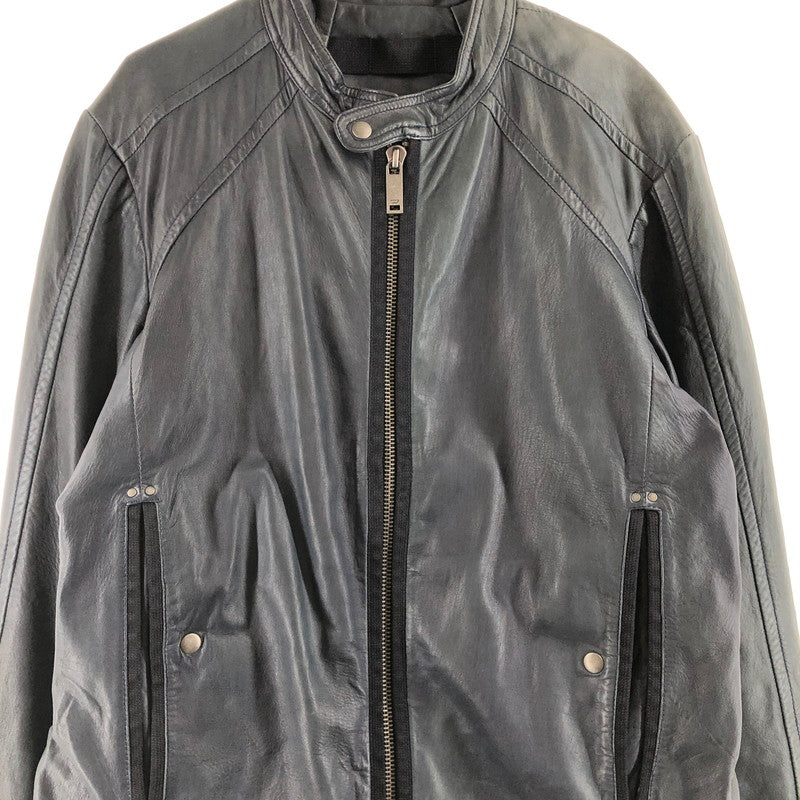 【中古品】【メンズ】 DIESEL ディーゼル ライダースジャケット 147-260723-sm-10-otoh サイズ：XL カラー：ダークネイビー 万代Net店