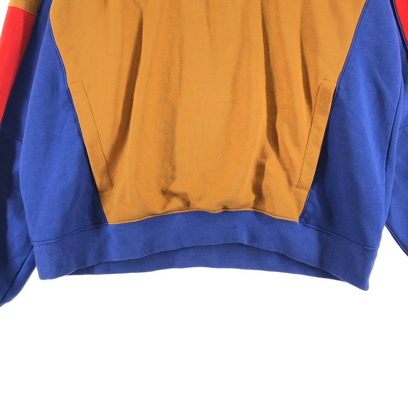 【中古品】【メンズ】 NIKE CU4382-673 ナイキ カラーブロック プルオーバーパーカー 147-260723-sm-01-otoh サイズ：XL カラー：レッド キャメル 万代Net店