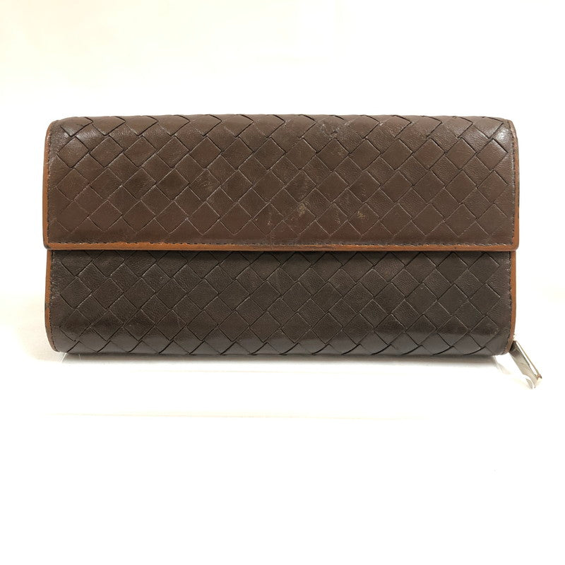 【中古品】【メンズ】 BOTTEGA VENETA ボッテガ・ヴェネタ 長財布 財布 200-260807-sm-04-otoh カラー：ブラウン 万代Net店