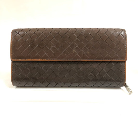 【中古品】【メンズ】 BOTTEGA VENETA ボッテガ・ヴェネタ 長財布 財布 200-260807-sm-04-otoh カラー：ブラウン 万代Net店