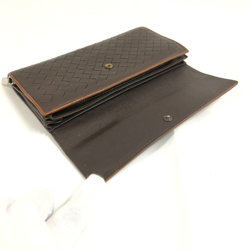 【中古品】【メンズ】 BOTTEGA VENETA ボッテガ・ヴェネタ 長財布 財布 200-260807-sm-04-otoh カラー：ブラウン 万代Net店