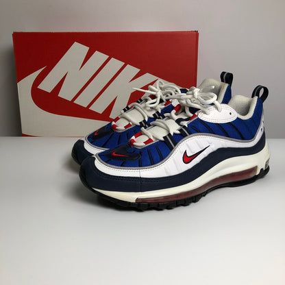 【中古品】【メンズ】 NIKE 640744-100 AIR MAX 98 UNIVERSITY RED OBSIDIAN ナイキ エアマックス98 ユニバーシティ レッド オブジディアン スニーカー 靴 160-260714-sm-01-otoh カラー：トリコロールカラー 万代Net店