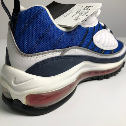 【中古品】【メンズ】 NIKE 640744-100 AIR MAX 98 UNIVERSITY RED OBSIDIAN ナイキ エアマックス98 ユニバーシティ レッド オブジディアン スニーカー 靴 160-260714-sm-01-otoh カラー：トリコロールカラー 万代Net店