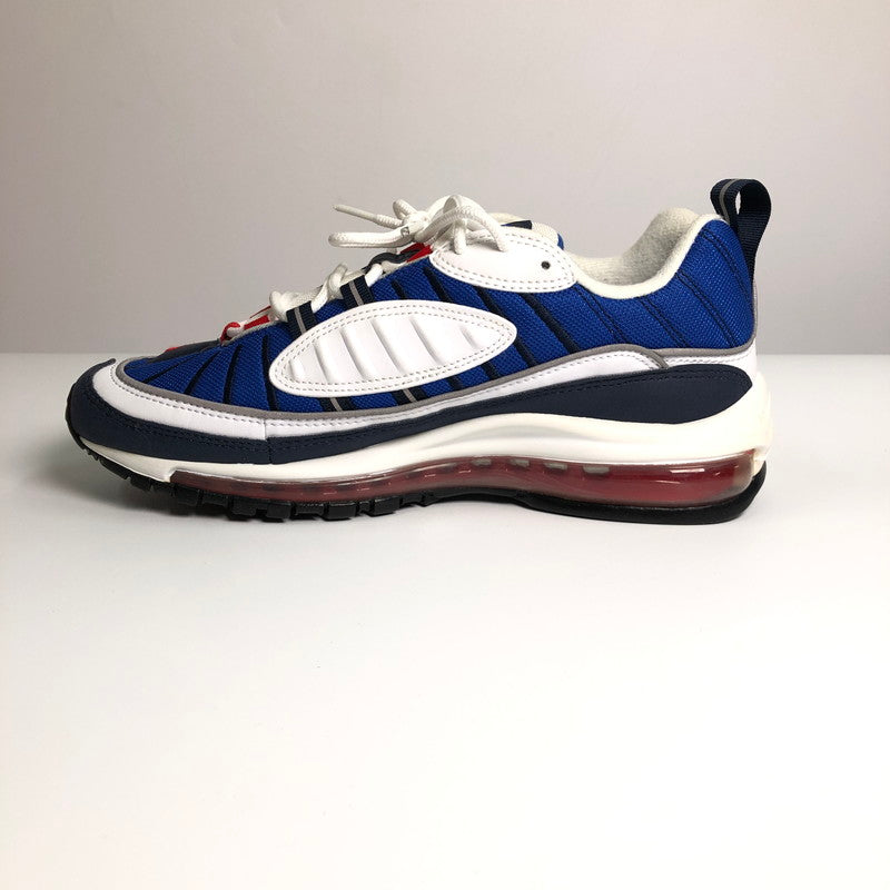 【中古品】【メンズ】 NIKE 640744-100 AIR MAX 98 UNIVERSITY RED OBSIDIAN ナイキ エアマックス98 ユニバーシティ レッド オブジディアン スニーカー 靴 160-260714-sm-01-otoh カラー：トリコロールカラー 万代Net店