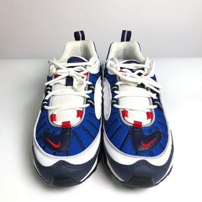 【中古品】【メンズ】 NIKE 640744-100 AIR MAX 98 UNIVERSITY RED OBSIDIAN ナイキ エアマックス98 ユニバーシティ レッド オブジディアン スニーカー 靴 160-260714-sm-01-otoh カラー：トリコロールカラー 万代Net店