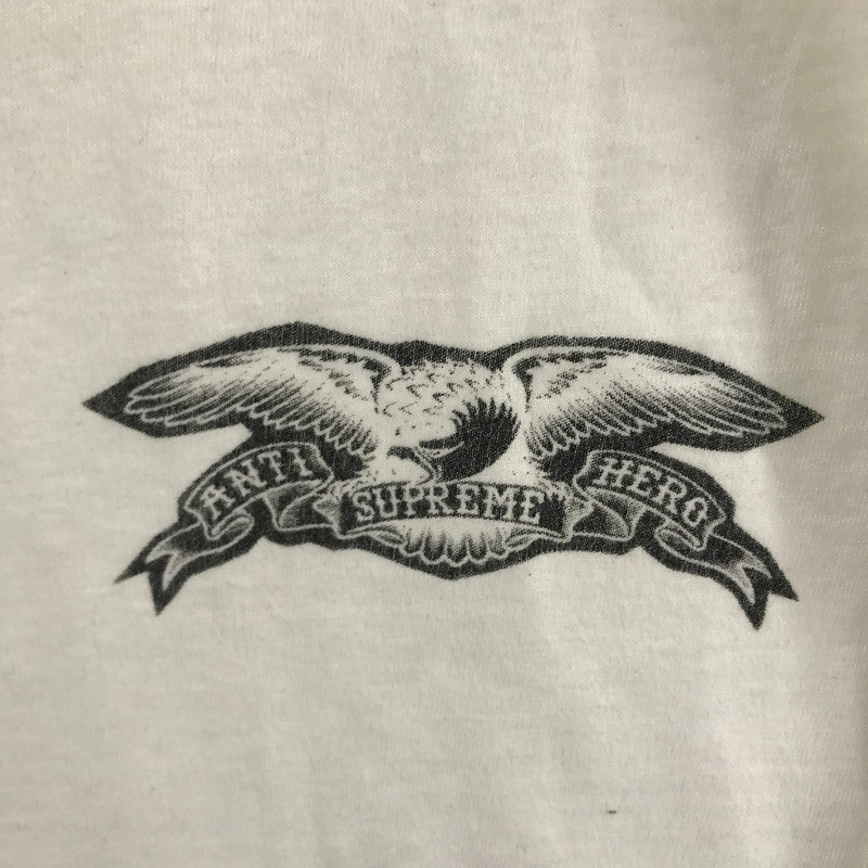 【中古品】【メンズ】 SUPREME ANTIHERO OZZY 半袖Tシャツ 149-260806-sy-01-otoh サイズ：M カラー：ホワイト系 万代Net店