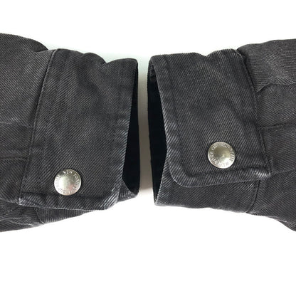 【中古品】【メンズ】 SUPREME QUITED LINED DENIM SNAP SHIRT BLACK シュプリーム キルティド ラインド デニム スナップ シャツ ジャケット 149-260710-sm-01-otoh カラー：ブラック 万代Net店