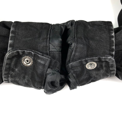 【中古品】【メンズ】 SUPREME QUITED LINED DENIM SNAP SHIRT BLACK シュプリーム キルティド ラインド デニム スナップ シャツ ジャケット 149-260710-sm-01-otoh カラー：ブラック 万代Net店