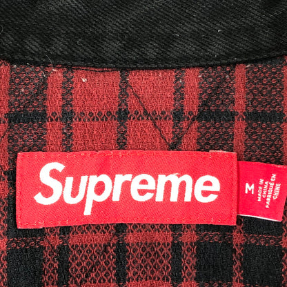 【中古品】【メンズ】 SUPREME QUITED LINED DENIM SNAP SHIRT BLACK シュプリーム キルティド ラインド デニム スナップ シャツ ジャケット 149-260710-sm-01-otoh カラー：ブラック 万代Net店
