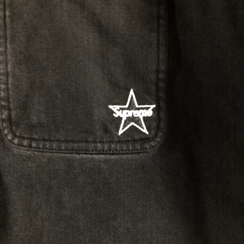【中古品】【メンズ】 SUPREME QUITED LINED DENIM SNAP SHIRT BLACK シュプリーム キルティド ラインド デニム スナップ シャツ ジャケット 149-260710-sm-01-otoh カラー：ブラック 万代Net店