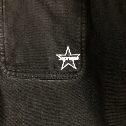 【中古品】【メンズ】 SUPREME QUITED LINED DENIM SNAP SHIRT BLACK シュプリーム キルティド ラインド デニム スナップ シャツ ジャケット 149-260710-sm-01-otoh カラー：ブラック 万代Net店