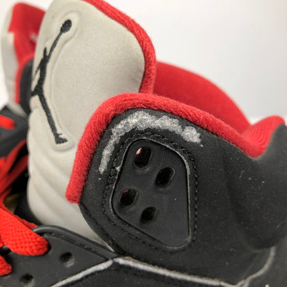 【中古品】【メンズ】 NIKE SUPREME 824371-001 AIR JORDAN 5 RETRO BLACK シュプリームとナイキ コラボ スニーカー 靴 160-260710-sm-06-otoh カラー：ブラック 万代Net店