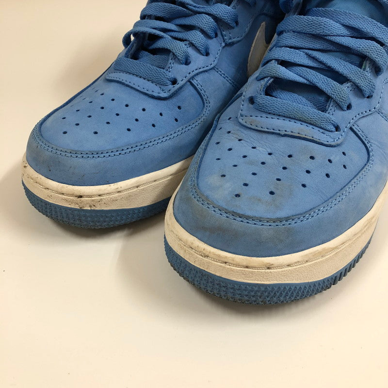 【中古品】【メンズ】 NIKE 743546-400 AIR FORCE 1 HIGH RETRO QS UNIVERSITY BLUE SUMMIT WHITE ナイキ エア フォース 1 ハイ レトロ クイックストライク ユニバーシティブルー スニーカー 靴 160-060608-sm-03-otoh カラー：ユニバーシティブルー 万代Net店