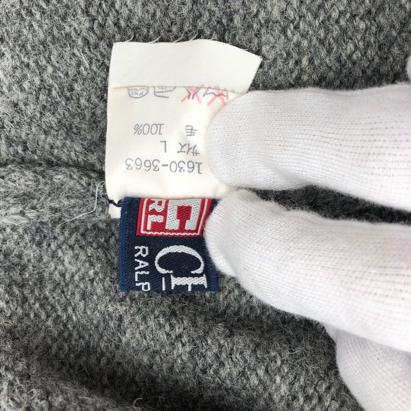 【中古品】【メンズ】 CHAPS RALPH LAUREN 1630‐3663 チャップス ラルフローレン タートルネック ニットセーター 147-260724-sm-01-otoh サイズ：L カラー：ミディアムグレー 万代Net店
