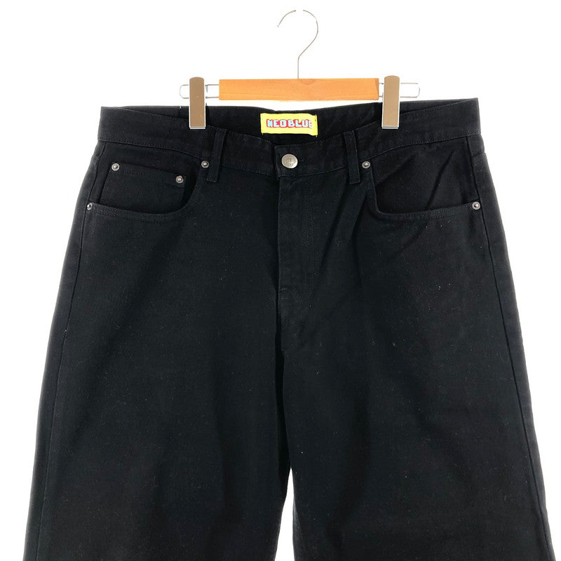 【中古品】【メンズ】 NEO BLUE CARPENTER BAGGY JEANS ネオブルー ブラック バギー デニムパンツ 158-260724-sm-07-otoh カラー：ブラック 万代Net店